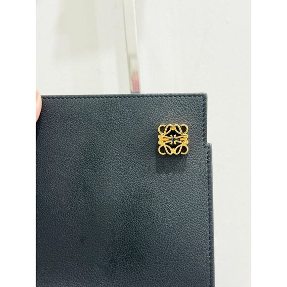 Loewe Pebble Dice Pocket Black Calfskin Leather Shoulder Bag - Picture 12 of 14